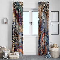 Wild Animal Skins Window Curtain Unique Leopard Zebra And Snake Patterns - Wonder Print Shop