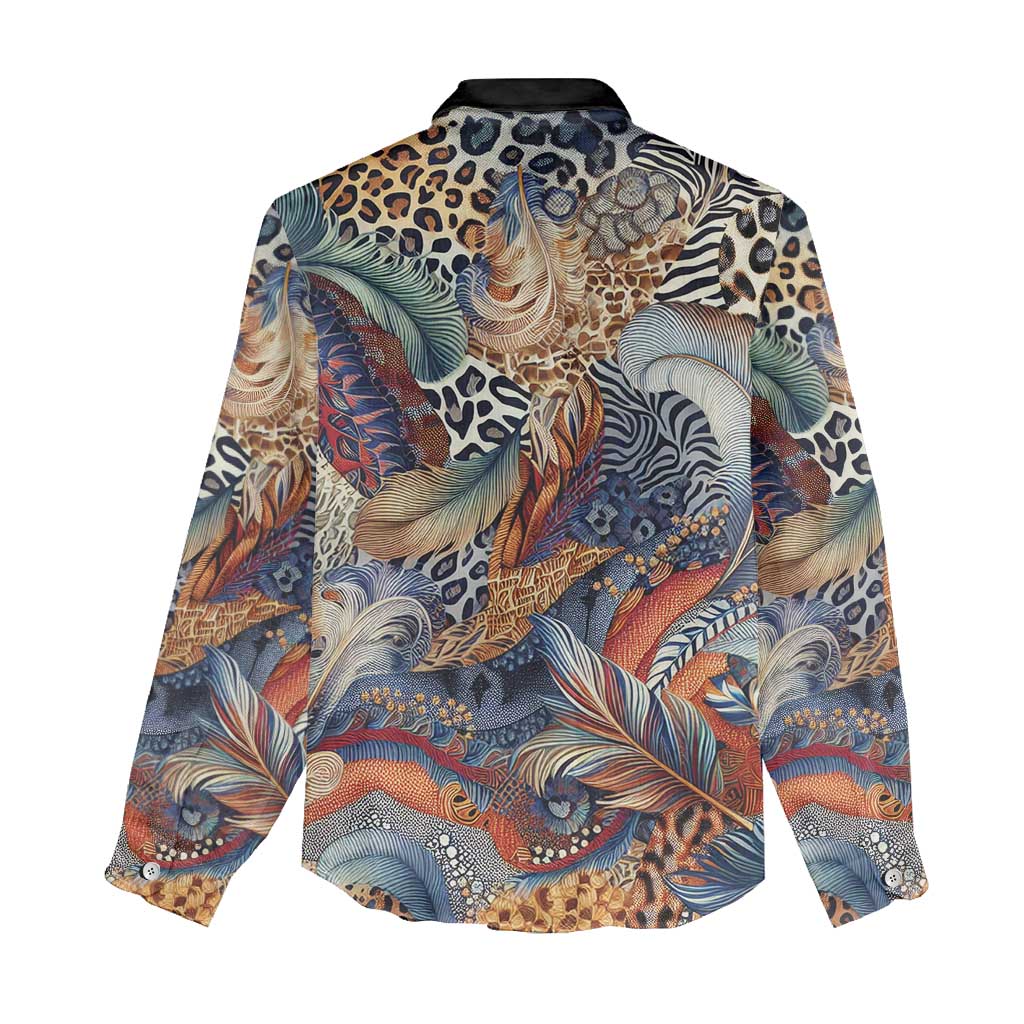 Wild Animal Skins Women Casual Shirt Unique Leopard Zebra And Snake Patterns - Wonder Print Shop