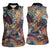 Wild Animal Skins Women Sleeveless Polo Shirt Unique Leopard Zebra And Snake Patterns - Wonder Print Shop