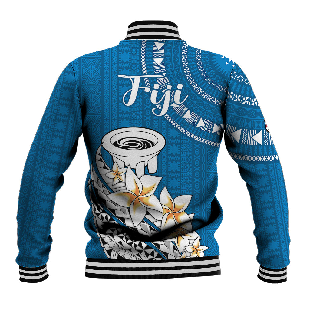 Bula Fiji Baseball Jacket Kava Bowl Tapa Tribal LT9 - Wonder Print Shop
