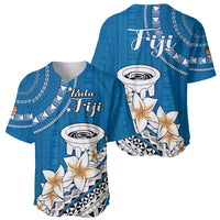 Bula Fiji Baseball Jersey Kava Bowl Tapa Tribal LT9 - Wonder Print Shop