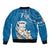 Bula Fiji Bomber Jacket Kava Bowl Tapa Tribal LT9 - Wonder Print Shop