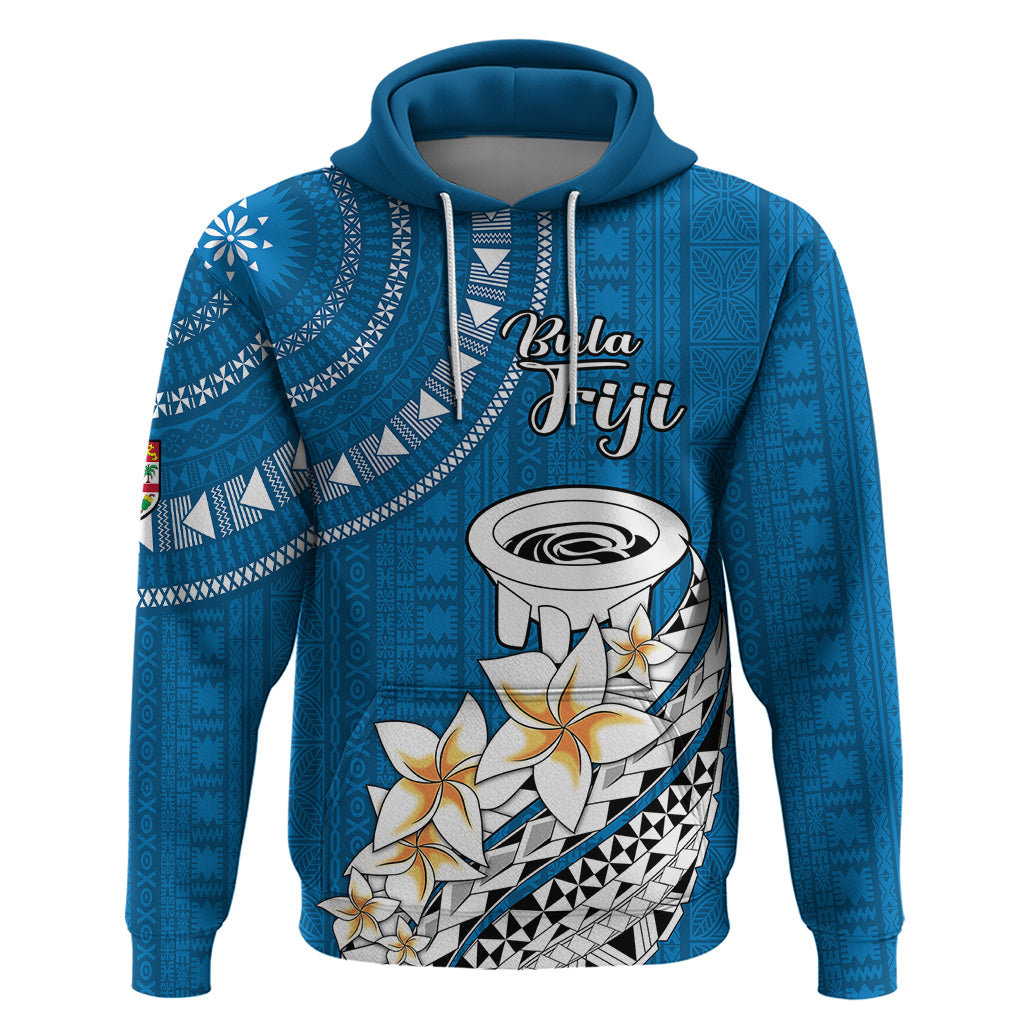 Bula Fiji Hoodie Kava Bowl Tapa Tribal - Wonder Print Shop