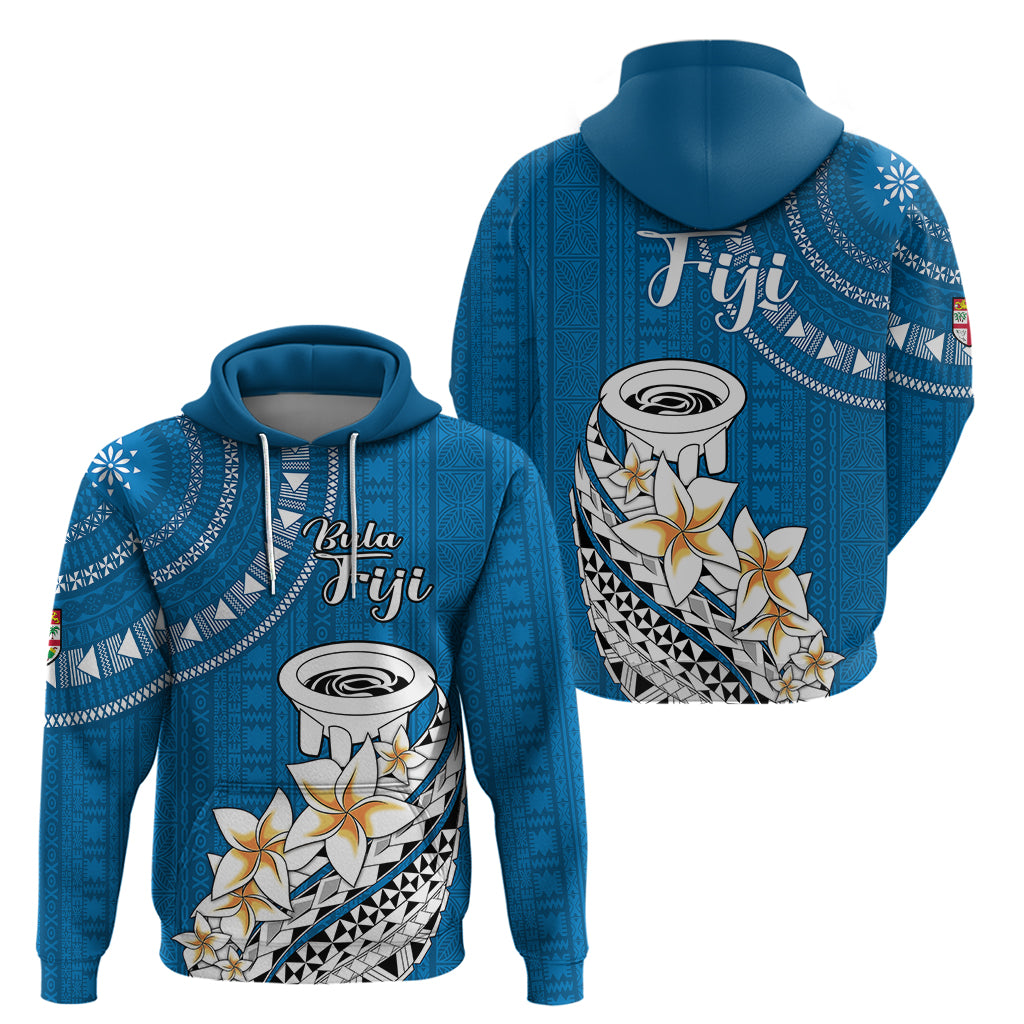 Bula Fiji Hoodie Kava Bowl Tapa Tribal - Wonder Print Shop