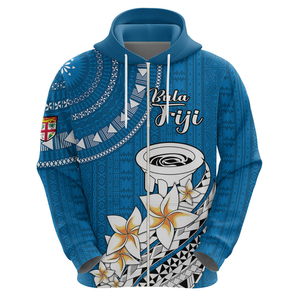 Bula Fiji Hoodie Kava Bowl Tapa Tribal - Wonder Print Shop