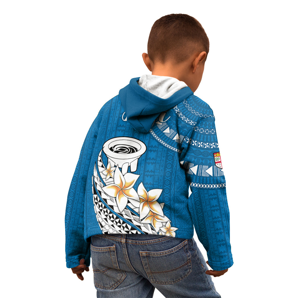 Bula Fiji Kid Hoodie Kava Bowl Tapa Tribal - Wonder Print Shop