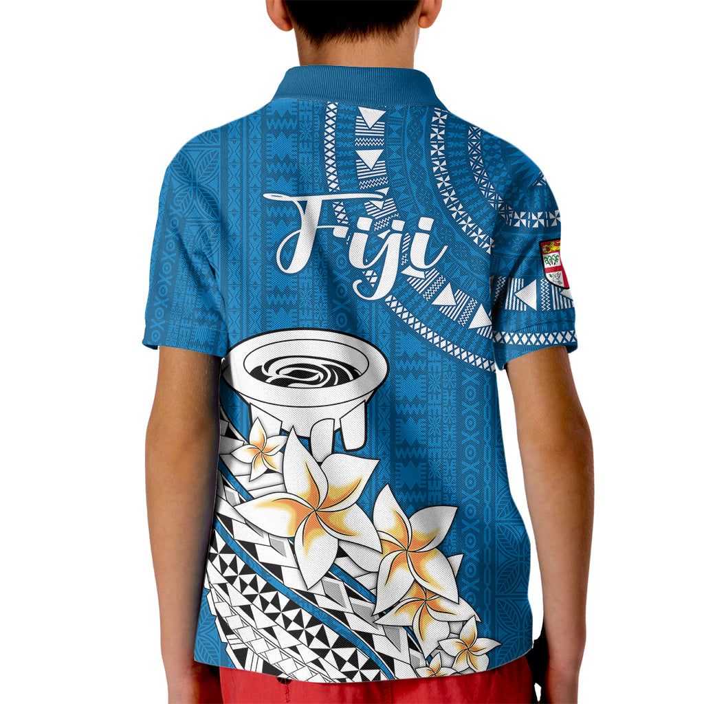 Bula Fiji Kid Polo Shirt Kava Bowl Tapa Tribal - Wonder Print Shop