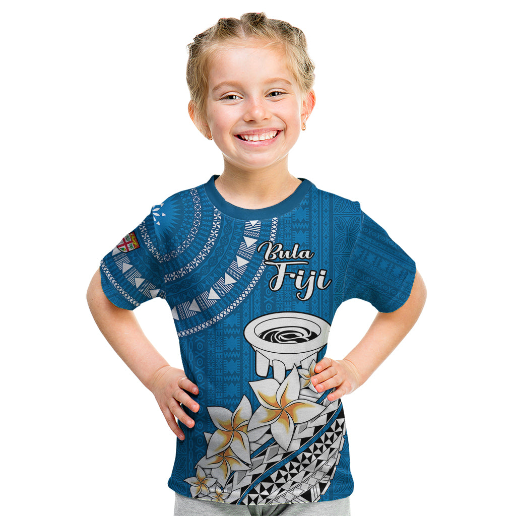 Bula Fiji Kid T Shirt Kava Bowl Tapa Tribal - Wonder Print Shop