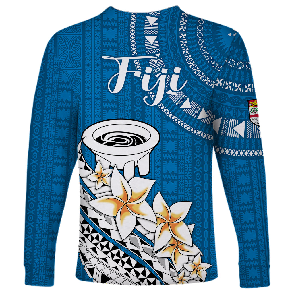 Bula Fiji Long Sleeve Shirt Kava Bowl Tapa Tribal - Wonder Print Shop