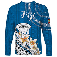 Bula Fiji Long Sleeve Shirt Kava Bowl Tapa Tribal - Wonder Print Shop