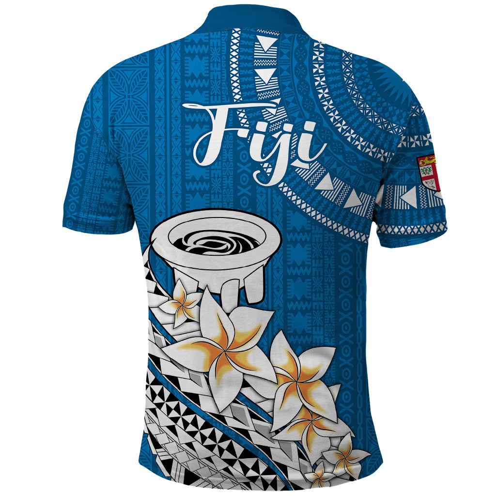 Bula Fiji Polo Shirt Kava Bowl Tapa Tribal - Wonder Print Shop