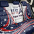 Personalized USA Make America Strong Again Back Car Seat Cover Go Paris 2024 LT9 - Wonder Print Shop
