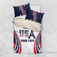 Personalized USA Make America Strong Again Bedding Set Go Paris 2024 LT9 - Wonder Print Shop