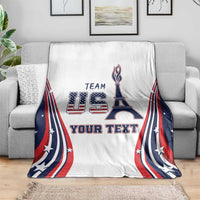 Personalized USA Make America Strong Again Blanket Go Paris 2024