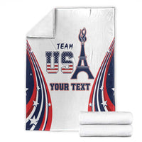 Personalized USA Make America Strong Again Blanket Go Paris 2024