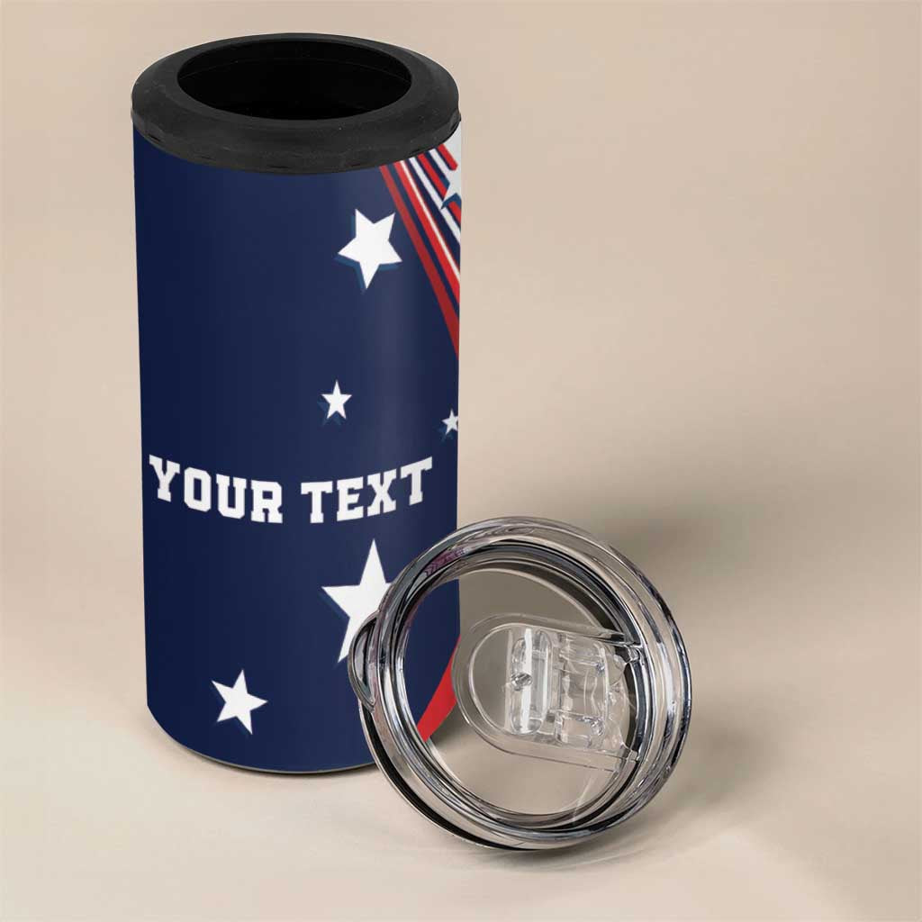 Personalized USA Make America Strong Again 4 in 1 Can Cooler Tumbler Go Paris 2024 LT9 - Wonder Print Shop