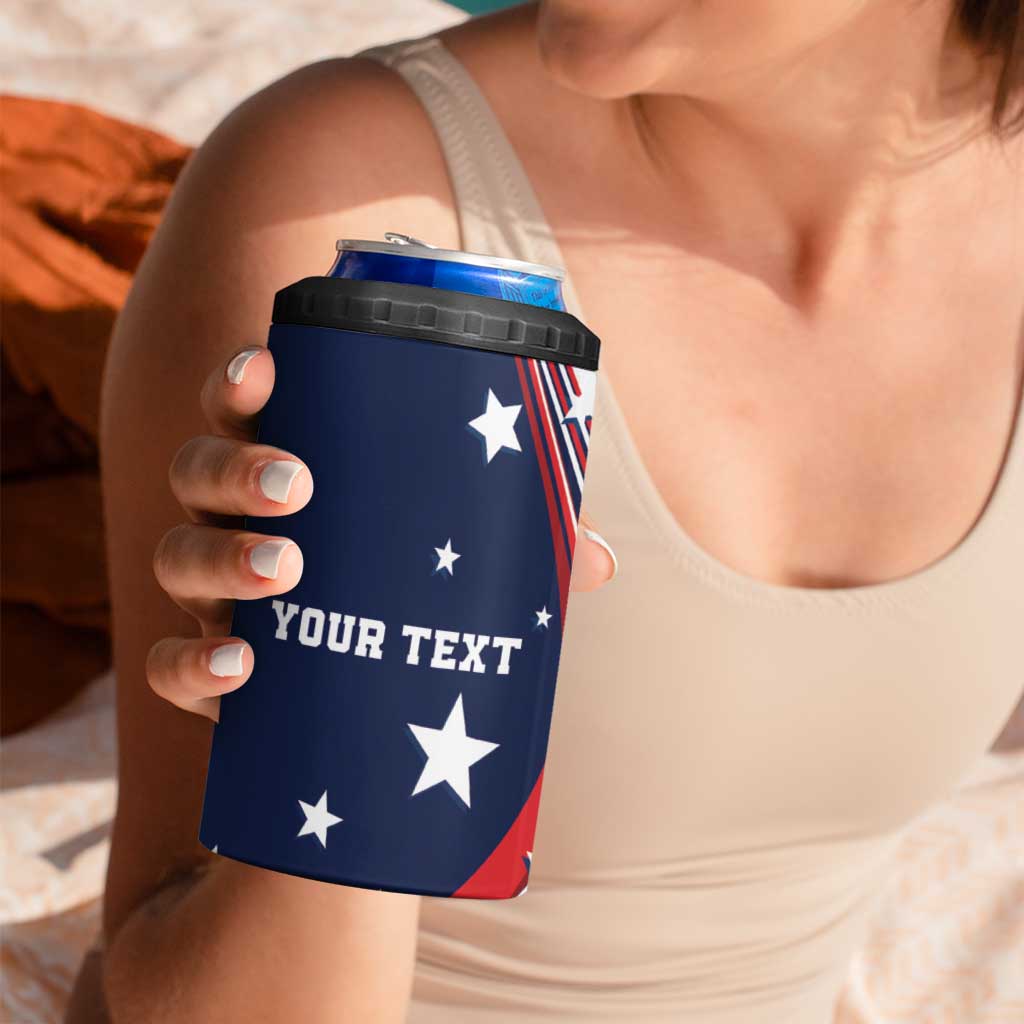 Personalized USA Make America Strong Again 4 in 1 Can Cooler Tumbler Go Paris 2024 LT9 - Wonder Print Shop