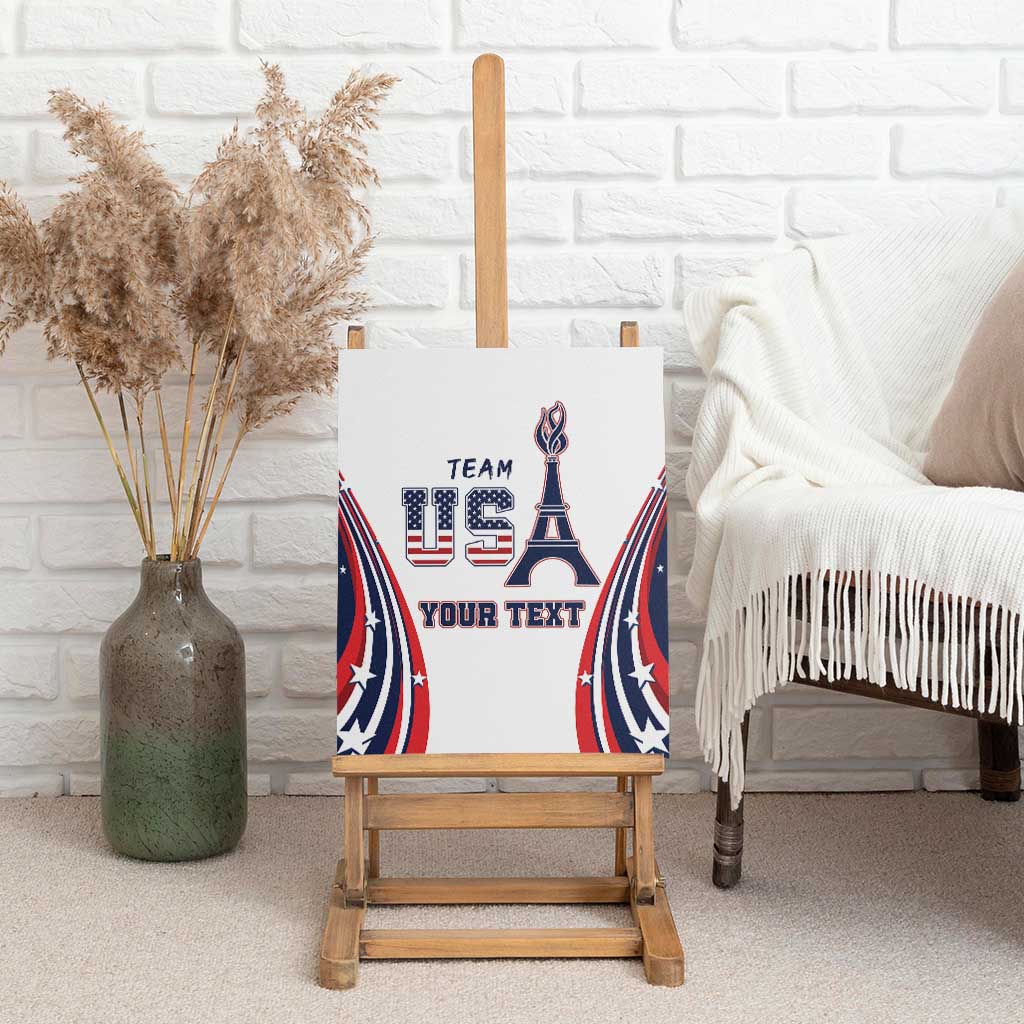 Personalized USA Make America Strong Again Canvas Wall Art Go Paris 2024 LT9 - Wonder Print Shop