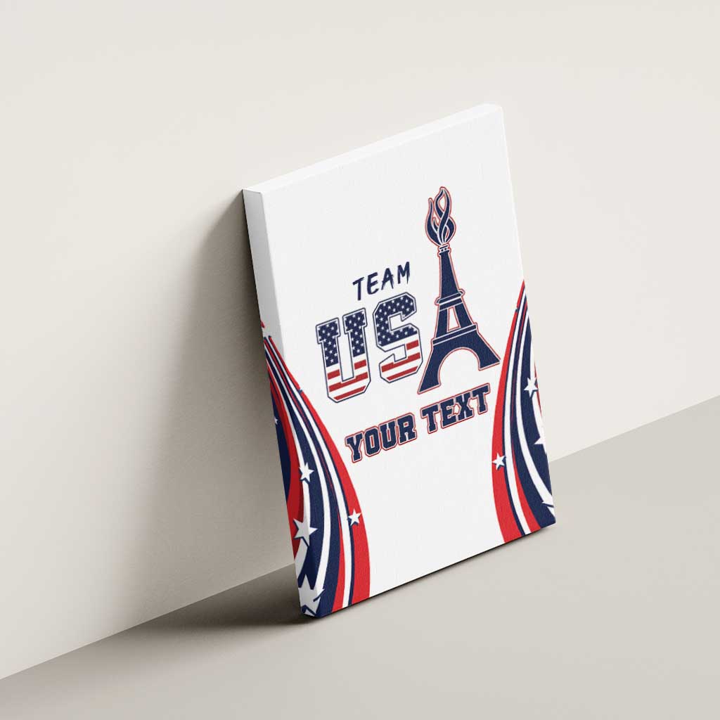 Personalized USA Make America Strong Again Canvas Wall Art Go Paris 2024 LT9 - Wonder Print Shop