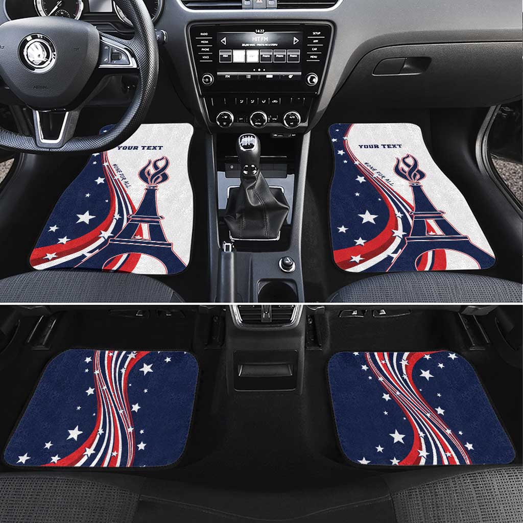 Personalized USA Make America Strong Again Car Mats Go Paris 2024 LT9 - Wonder Print Shop