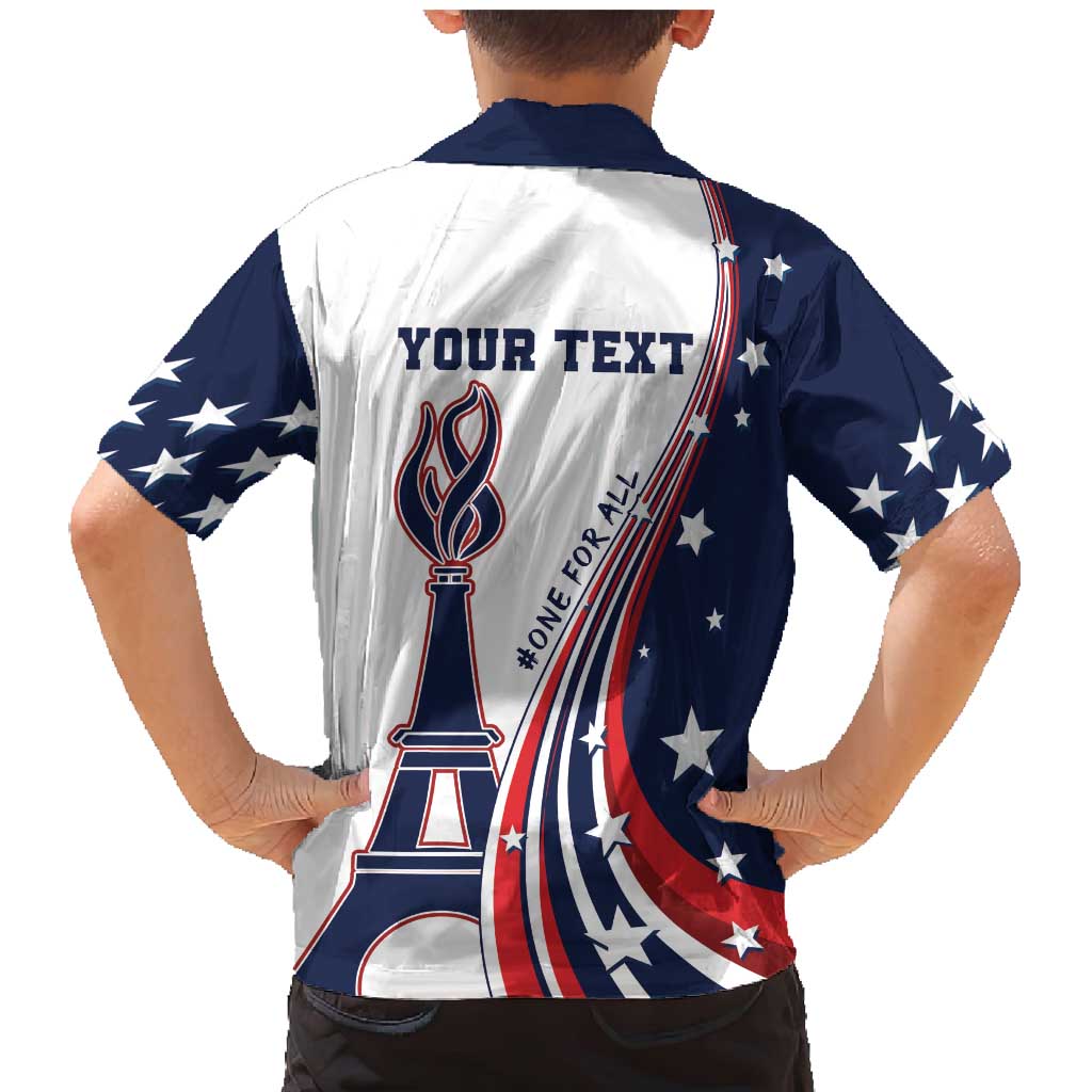 Personalized USA Make America Strong Again Family Matching Mermaid Dress and Hawaiian Shirt Go Paris 2024 LT9 - Wonder Print Shop