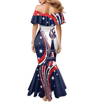 Personalized USA Make America Strong Again Family Matching Mermaid Dress and Hawaiian Shirt Go Paris 2024 LT9 - Wonder Print Shop