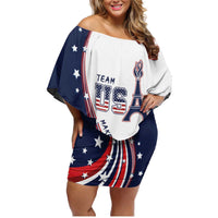 Personalized USA Make America Strong Again Family Matching Off Shoulder Short Dress and Hawaiian Shirt Go Paris 2024 LT9 - Wonder Print Shop