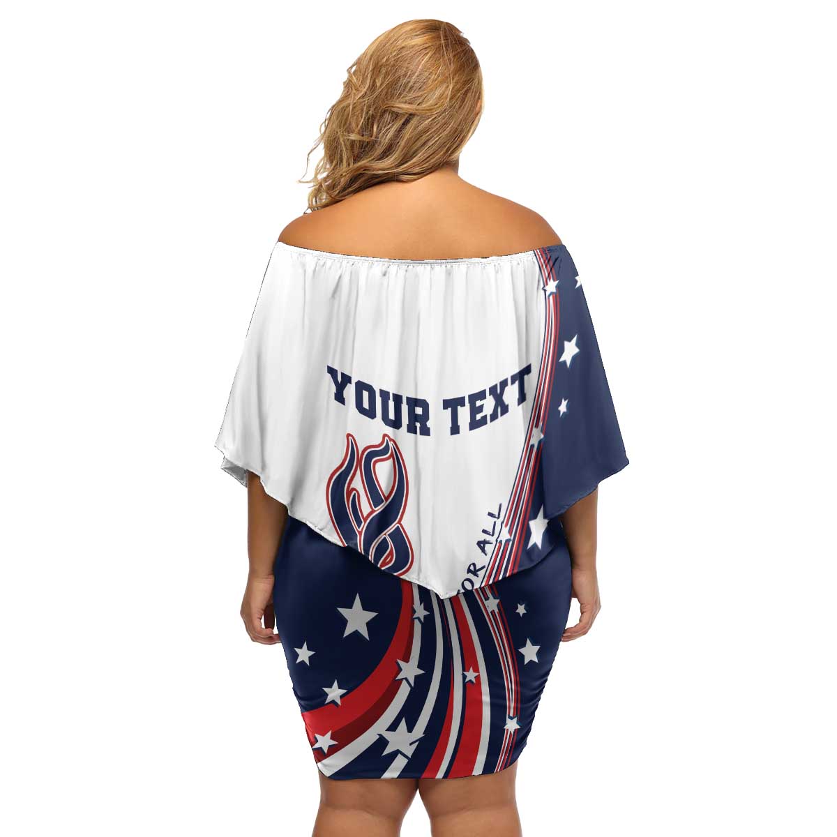 Personalized USA Make America Strong Again Family Matching Off Shoulder Short Dress and Hawaiian Shirt Go Paris 2024 LT9 - Wonder Print Shop