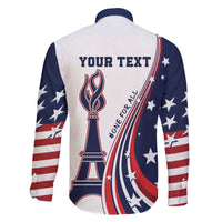 Personalized USA Make America Strong Again Family Matching Puletasi and Hawaiian Shirt Go Paris 2024 - Wonder Print Shop