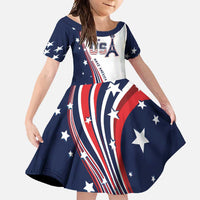 Personalized USA Make America Strong Again Family Matching Summer Maxi Dress and Hawaiian Shirt Go Paris 2024 - Wonder Print Shop