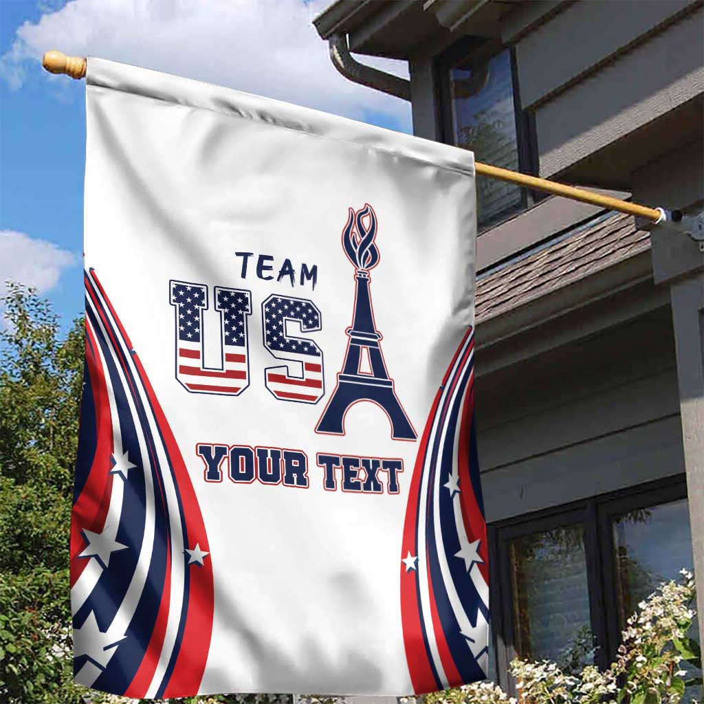 Personalized USA Make America Strong Again Garden Flag Go Paris 2024 - Wonder Print Shop