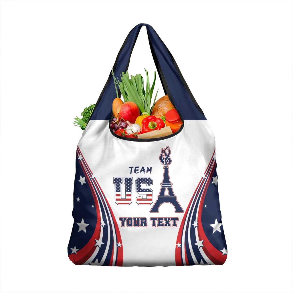 Personalized USA Make America Strong Again Grocery Bag