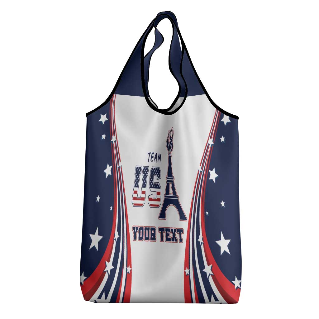 Personalized USA Make America Strong Again Grocery Bag