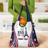 Personalized USA Make America Strong Again Grocery Bag
