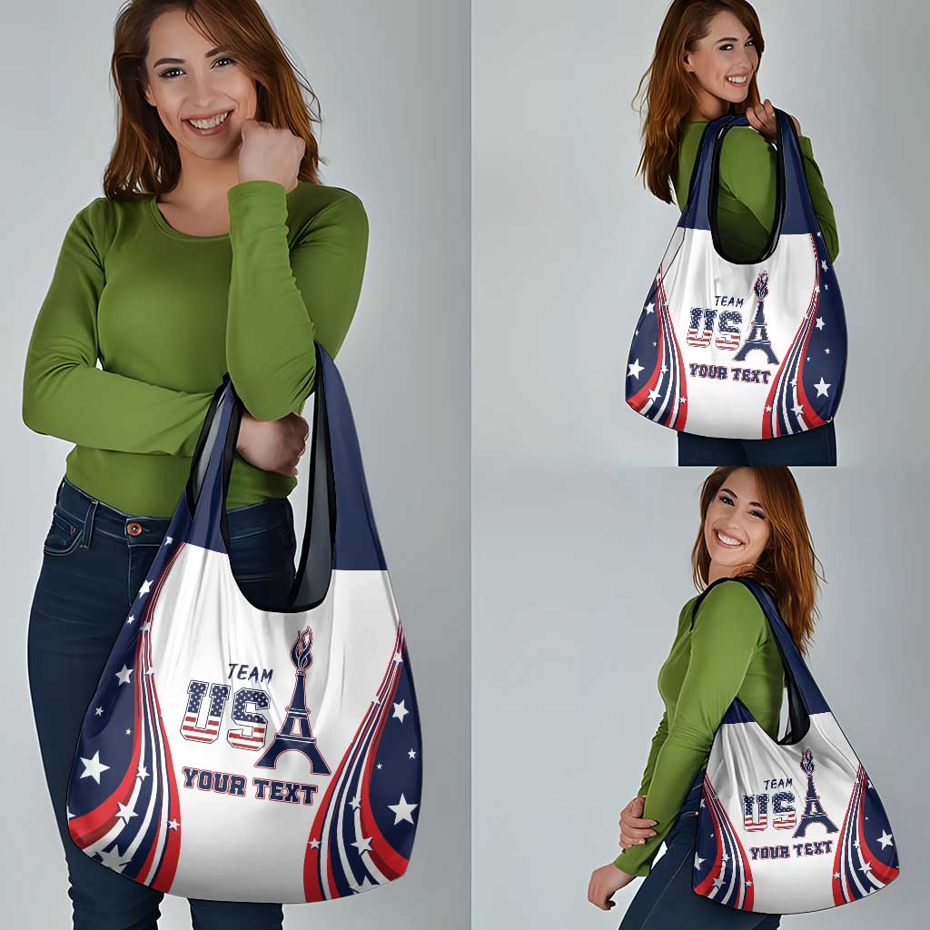 Personalized USA Make America Strong Again Grocery Bag