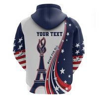 Personalized USA Make America Strong Again Hoodie Go Paris 2024 - Wonder Print Shop