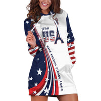 Personalized USA Make America Strong Again Hoodie Dress Go Paris 2024 - Wonder Print Shop
