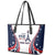 Personalized USA Make America Strong Again Leather Tote Bag Go Paris 2024 - Wonder Print Shop