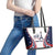 Personalized USA Make America Strong Again Leather Tote Bag Go Paris 2024 - Wonder Print Shop