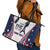 Personalized USA Make America Strong Again Leather Tote Bag Go Paris 2024 - Wonder Print Shop