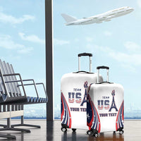 Personalized USA Make America Strong Again Luggage Cover Go Paris 2024 - Wonder Print Shop