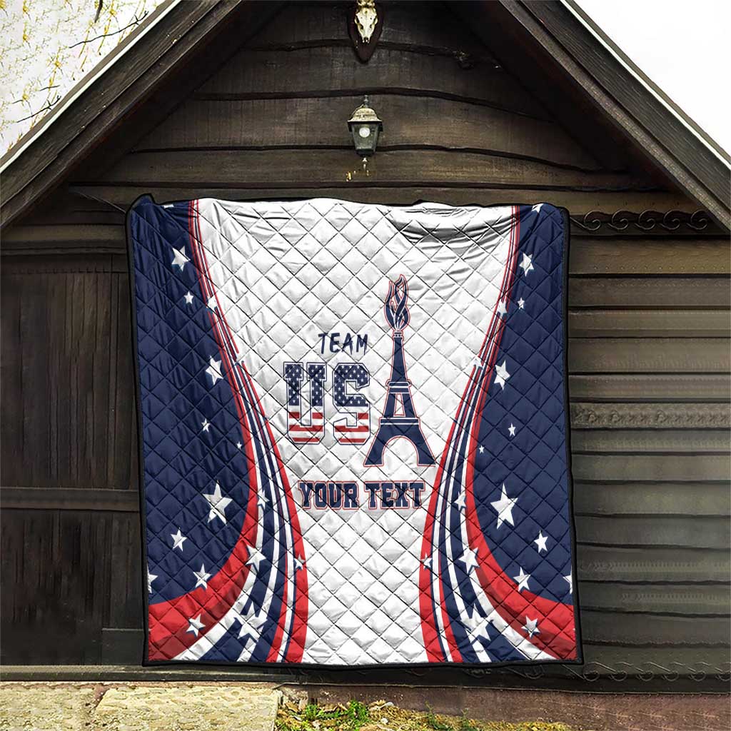 Personalized USA Make America Strong Again Quilt Go Paris 2024 - Wonder Print Shop