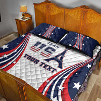 Personalized USA Make America Strong Again Quilt Bed Set Go Paris 2024 - Wonder Print Shop