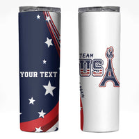 Personalized USA Make America Strong Again Skinny Tumbler Go Paris 2024 - Wonder Print Shop