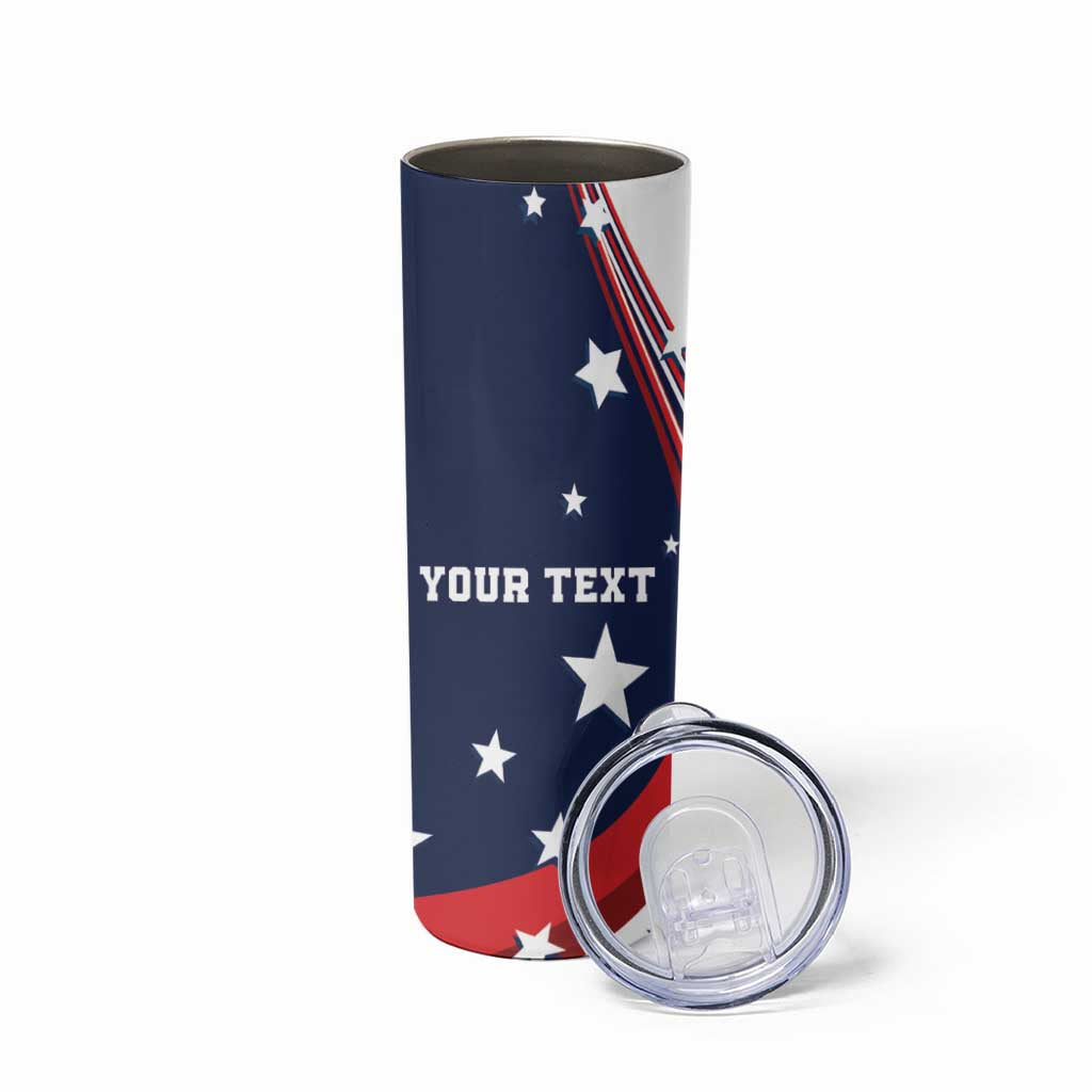 Personalized USA Make America Strong Again Skinny Tumbler Go Paris 2024 - Wonder Print Shop
