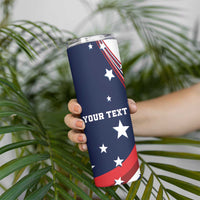 Personalized USA Make America Strong Again Skinny Tumbler Go Paris 2024 - Wonder Print Shop