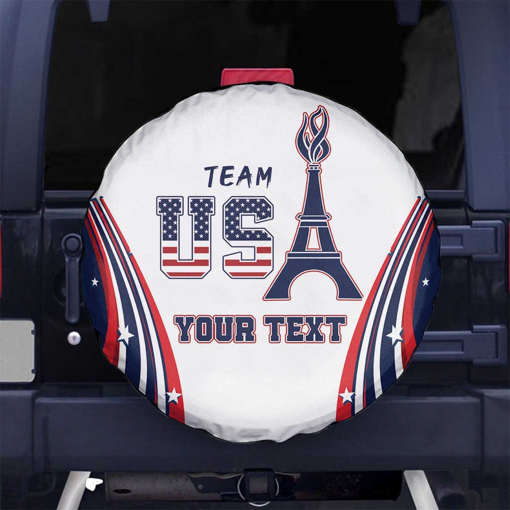 Personalized USA Make America Strong Again Spare Tire Cover Go Paris 2024 - Wonder Print Shop
