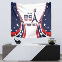 Personalized USA Make America Strong Again Tapestry Go Paris 2024 - Wonder Print Shop