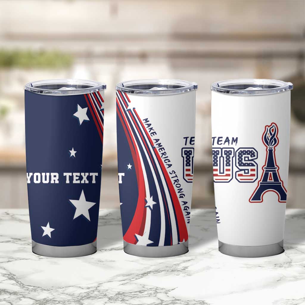 Personalized USA Make America Strong Again Tumbler Cup Go Paris 2024 - Wonder Print Shop