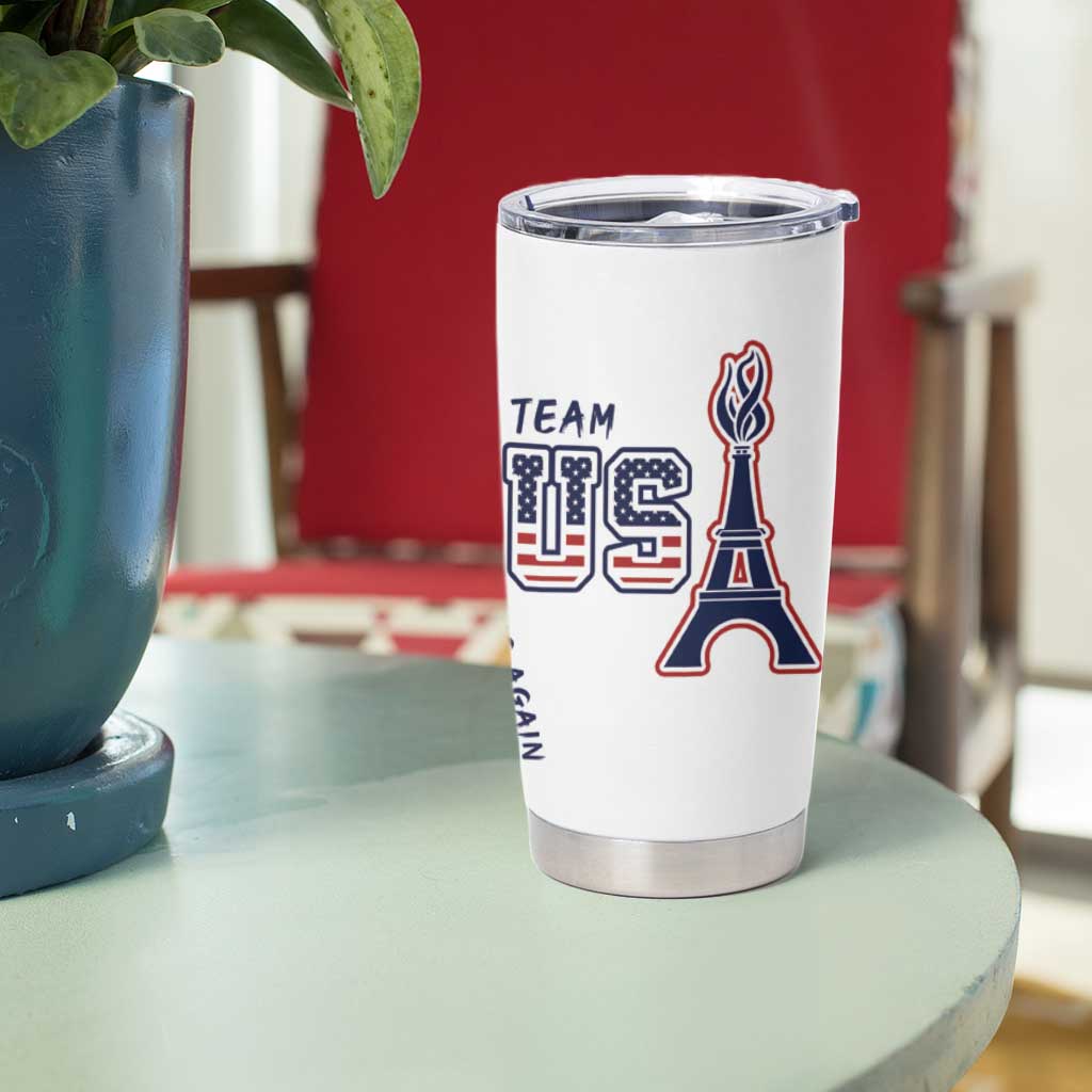 Personalized USA Make America Strong Again Tumbler Cup Go Paris 2024 - Wonder Print Shop